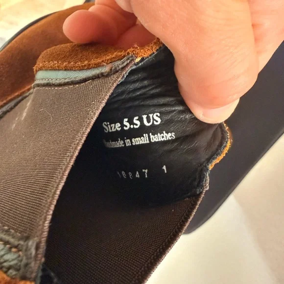 Thursday boot company duchess suede Chelsea boots 5.5 - Picture 4 of 5